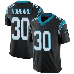 Limited Chuba Hubbard Men's Carolina Panthers Black Team Color Vapor Untouchable Jersey - Nike